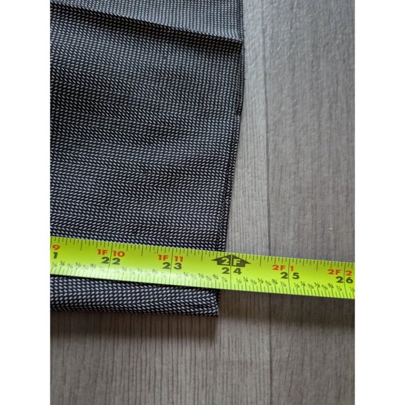 Briggs Womens Plus Size 18W Elastic Waist Gray Black Checkered Pants - Picture 5 of 5